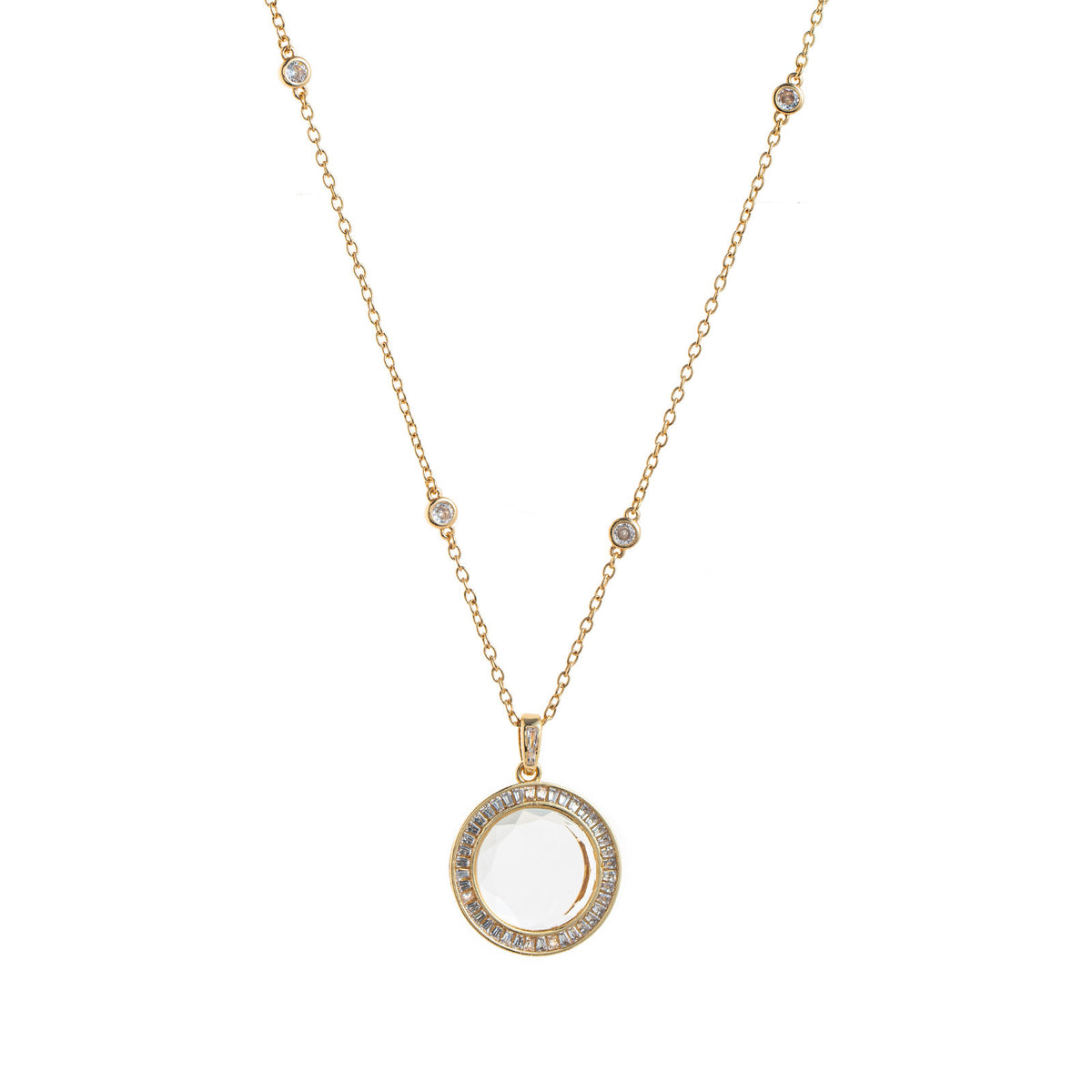 Fillable Locket Pendant Necklace