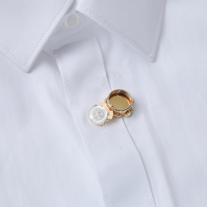 Shirt Cufflinks & Button Set (1 Pair)