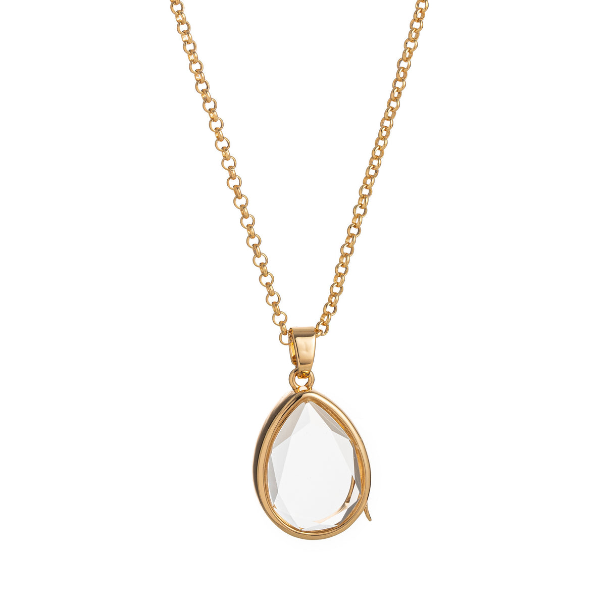 Fillable Locket Pendant Necklace