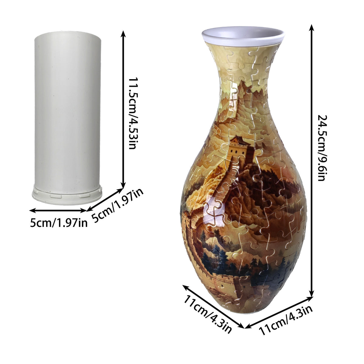 3D Puzzle Vase