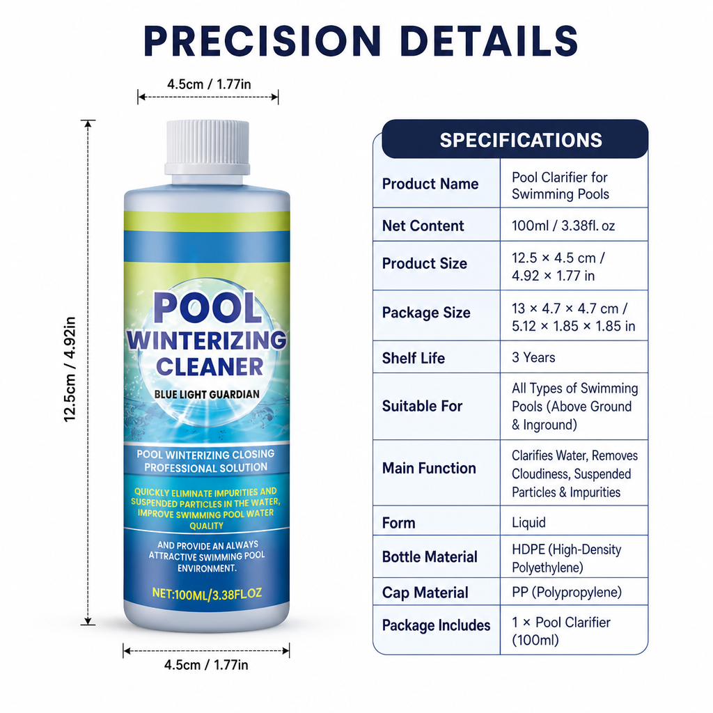 Pool Clarifier for Swimming