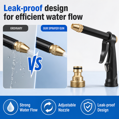 Portable High Pressure Water Sprayer Gun