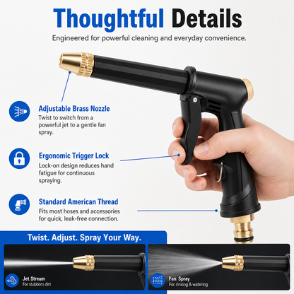 Portable High Pressure Water Sprayer Gun