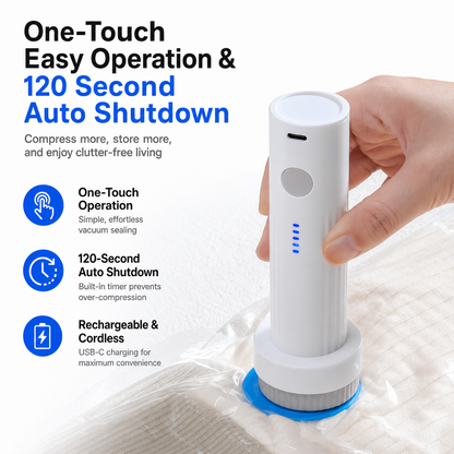 Rechargeable Vacuum Pump