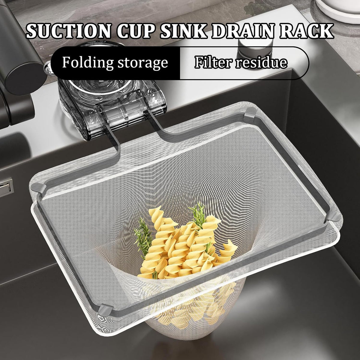Kitchen Sink Strainer with Filter Mesh Bag