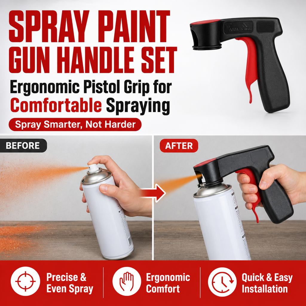Spray Paint Gun Handle Set