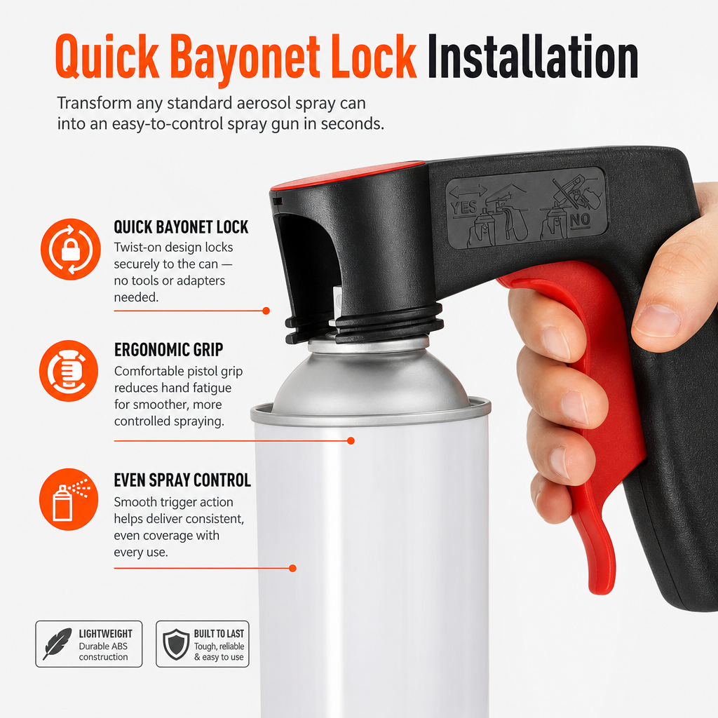 Spray Paint Gun Handle Set