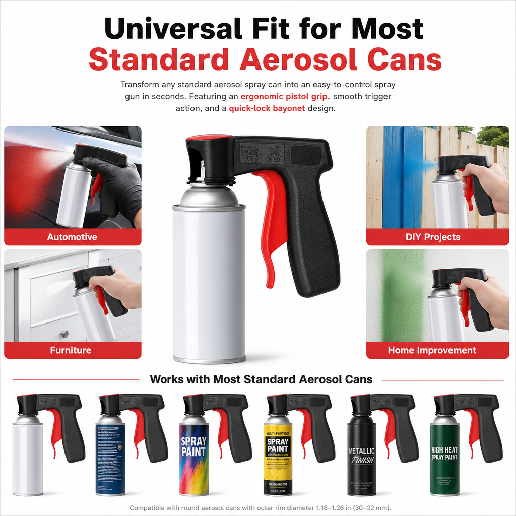 Spray Paint Gun Handle Set