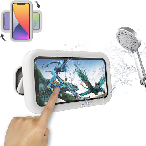 360° Rotating Waterproof Shower Phone Holder