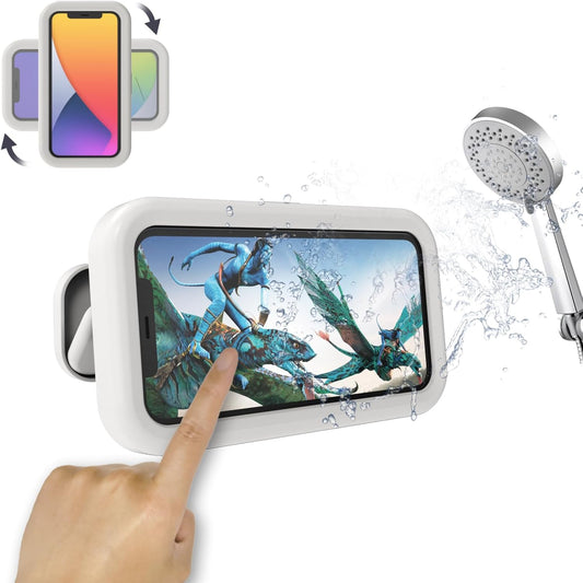 360° Rotating Waterproof Shower Phone Holder