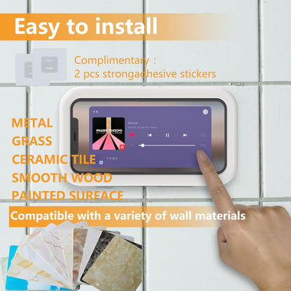 360° Rotating Waterproof Shower Phone Holder