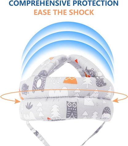 Adjustable Baby Infant Toddler Helmet No Bump Safety Head Cushion Bumper Bonnet