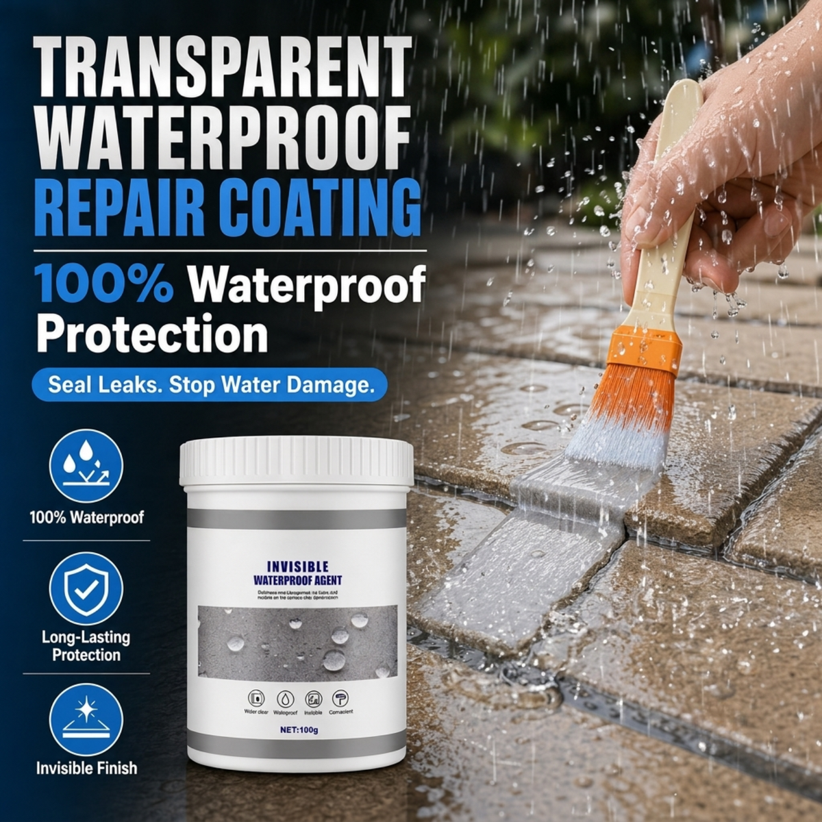 Transparent Waterproof Repair Coating