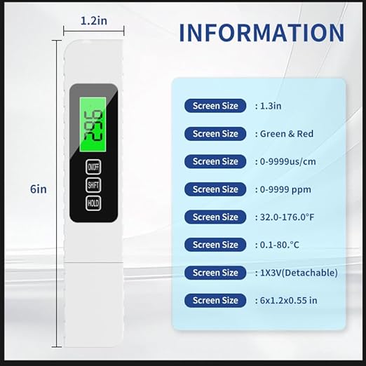 4-in-1 TDS Meter Digital Water Tester