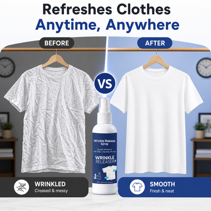 Wrinkle Release Spray | Smooth Wrinkles & Kill Static in Seconds, No Iron