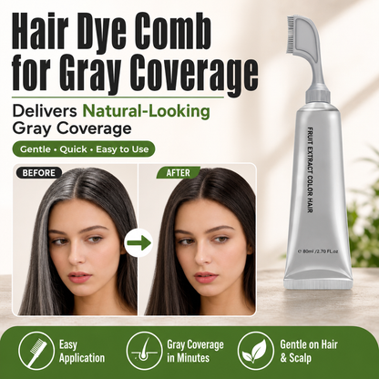Hair Dye Comb for Gray Coverage