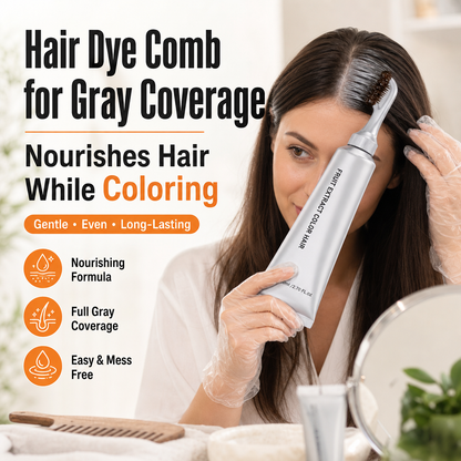 Hair Dye Comb for Gray Coverage