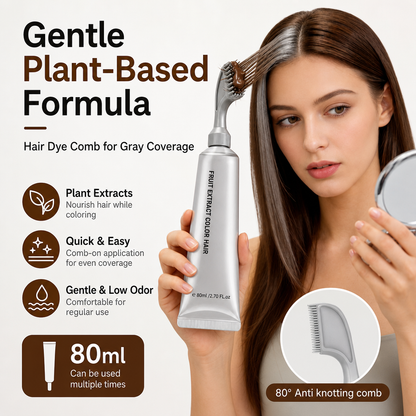 Hair Dye Comb for Gray Coverage