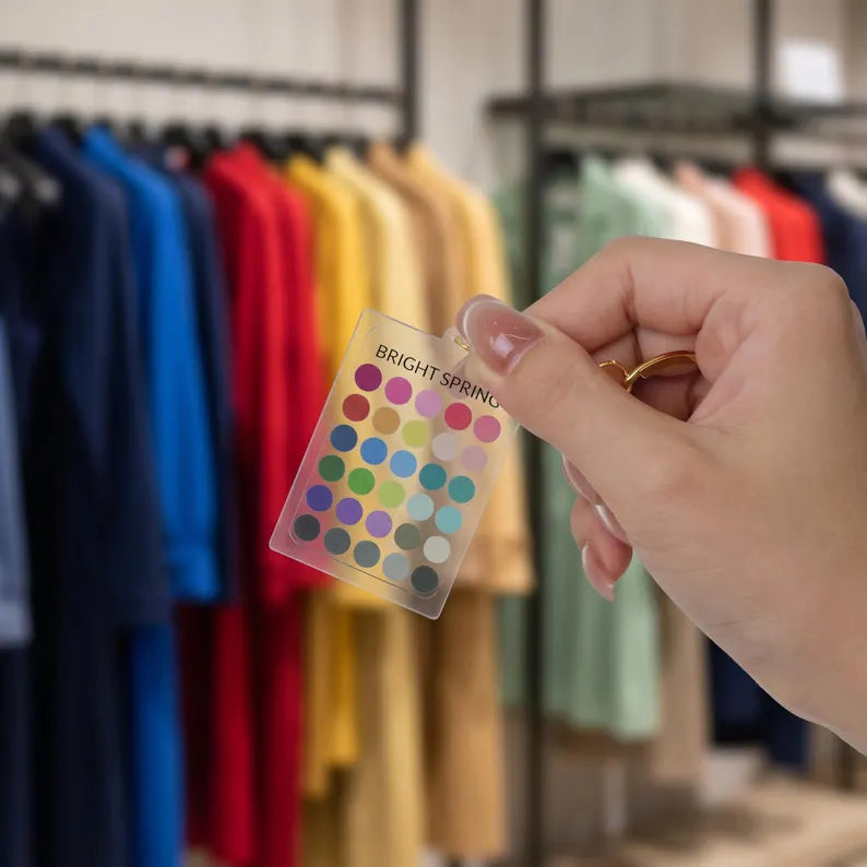Seasonal Color Palette Keychain