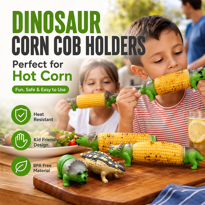 Dinosaur Corn Cob Holders