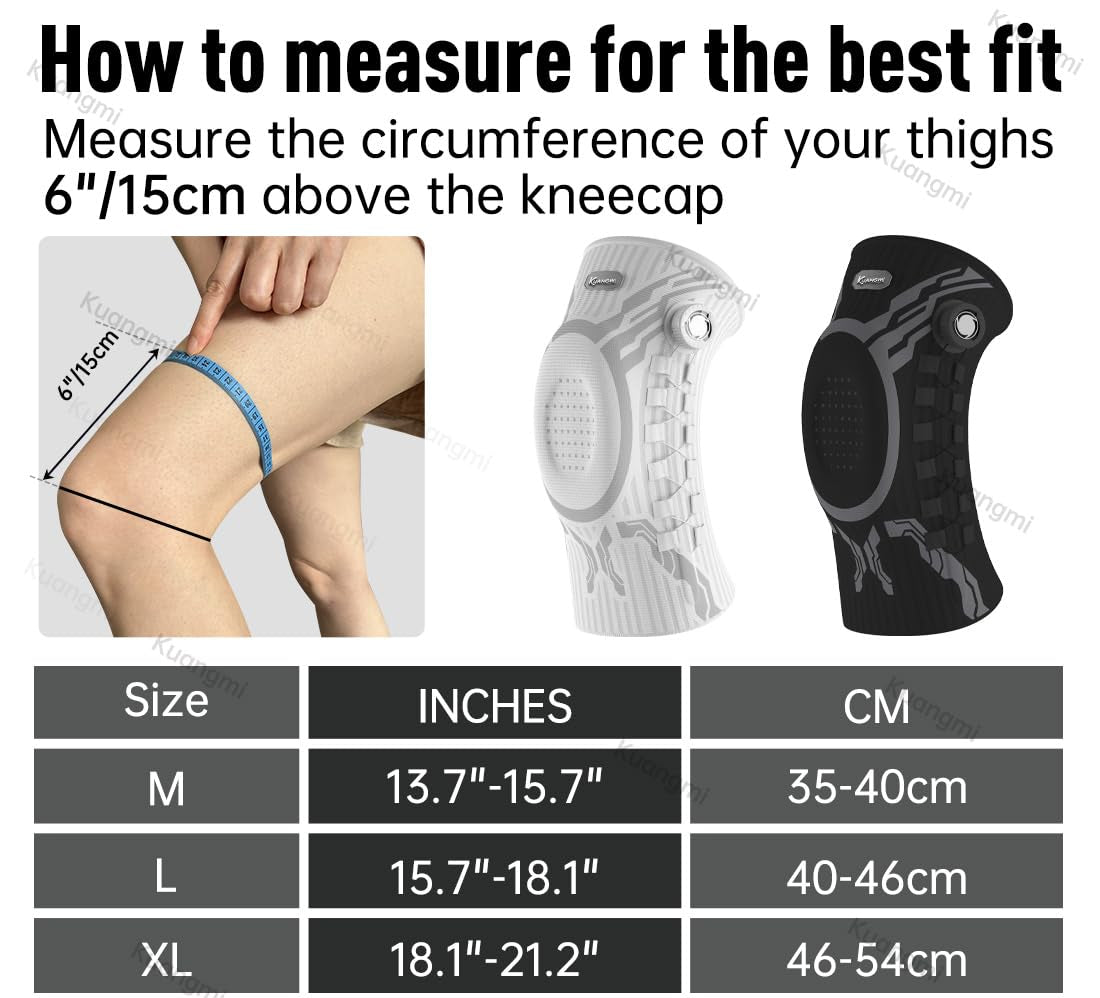 Smart Knee Brace with Adjustable Compression Knob