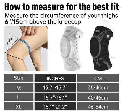 Smart Knee Brace with Adjustable Compression Knob