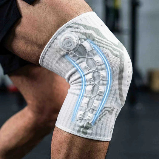 Smart Knee Brace with Adjustable Compression Knob