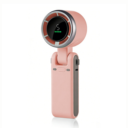 Portable Handheld Turbo Fan — 5-Speed, 4000mAh, 10H Battery Life