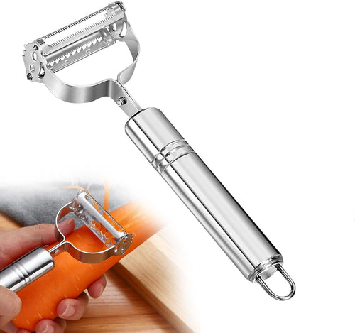 3-in-1 Vegetable Peeler with Julienne Slicer & Potato Eye Remover