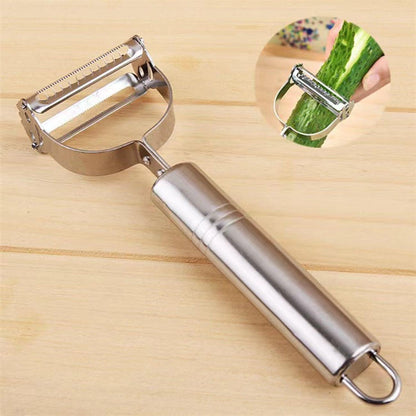 3-in-1 Vegetable Peeler with Julienne Slicer & Potato Eye Remover