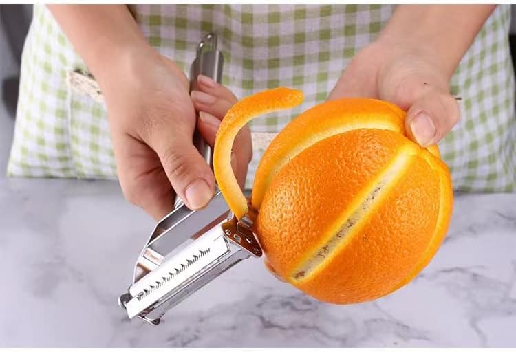 3-in-1 Vegetable Peeler with Julienne Slicer & Potato Eye Remover